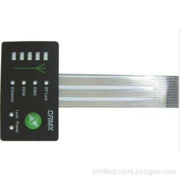 PVC Backlit Membrane Switch For Gas Dispenser Thickness 0.4